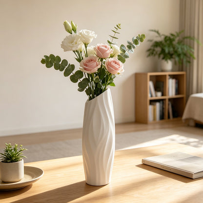 Elegante Texturierte Dekorative Blumenvase Brehn
