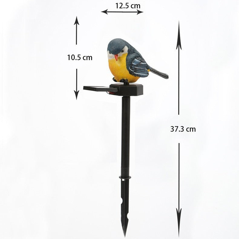 Realistische solarbetriebene Raubvogel-Eule Gartenstecker mit Bewegungssensor Brehn