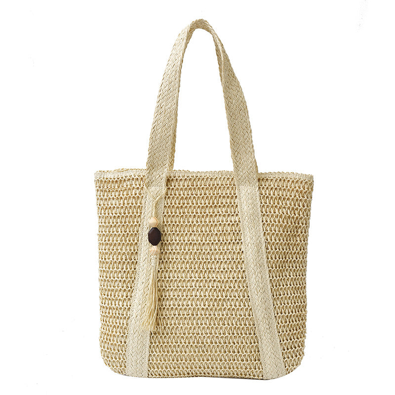 Handgefertigte Strohtasche Strandtasche