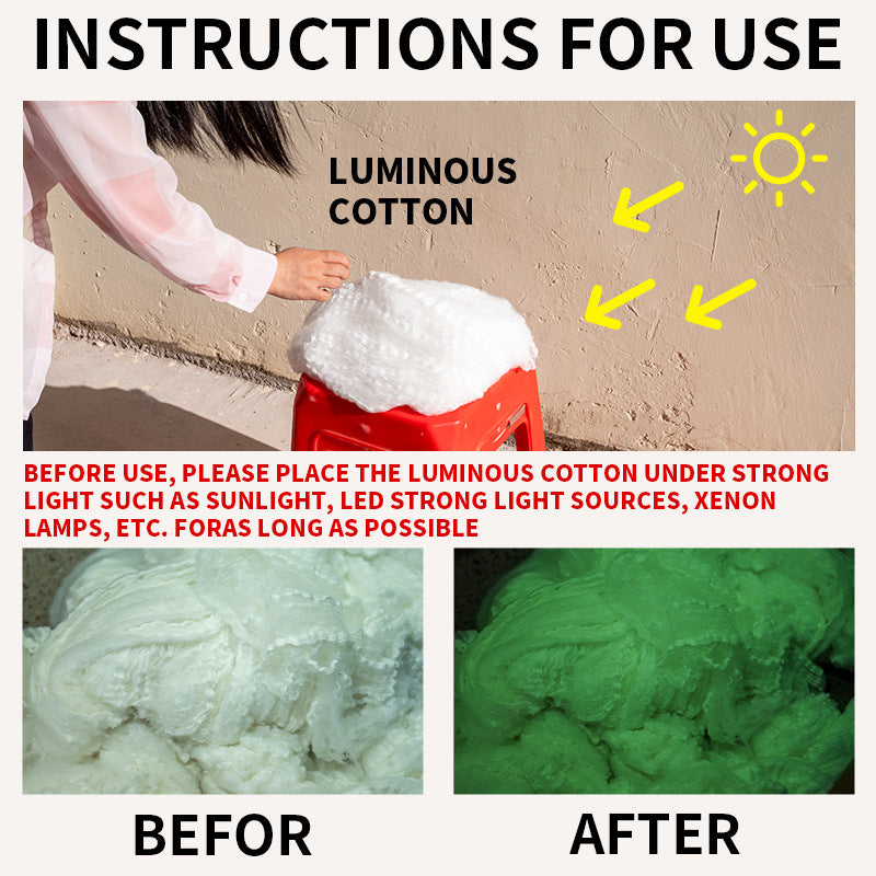 Glow-in-the-Dark Dekorstoff Brehn