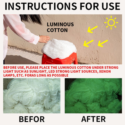 Glow-in-the-Dark Dekorstoff Brehn