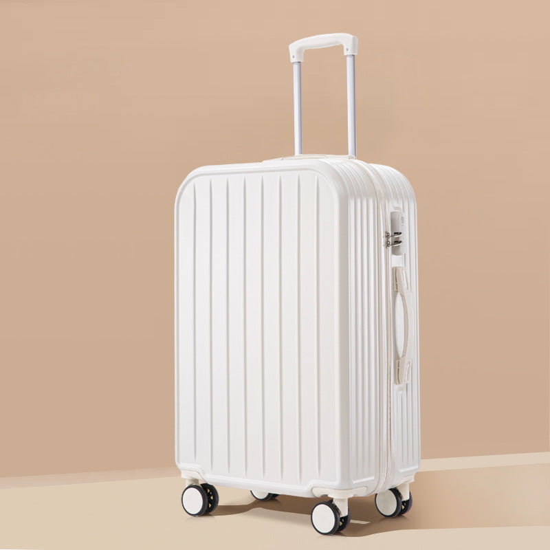 leichgewichtiger ABS Hartschalen Spinner Koffer mit teleskopischem Griff und passender Kosmetiktasche Brehn