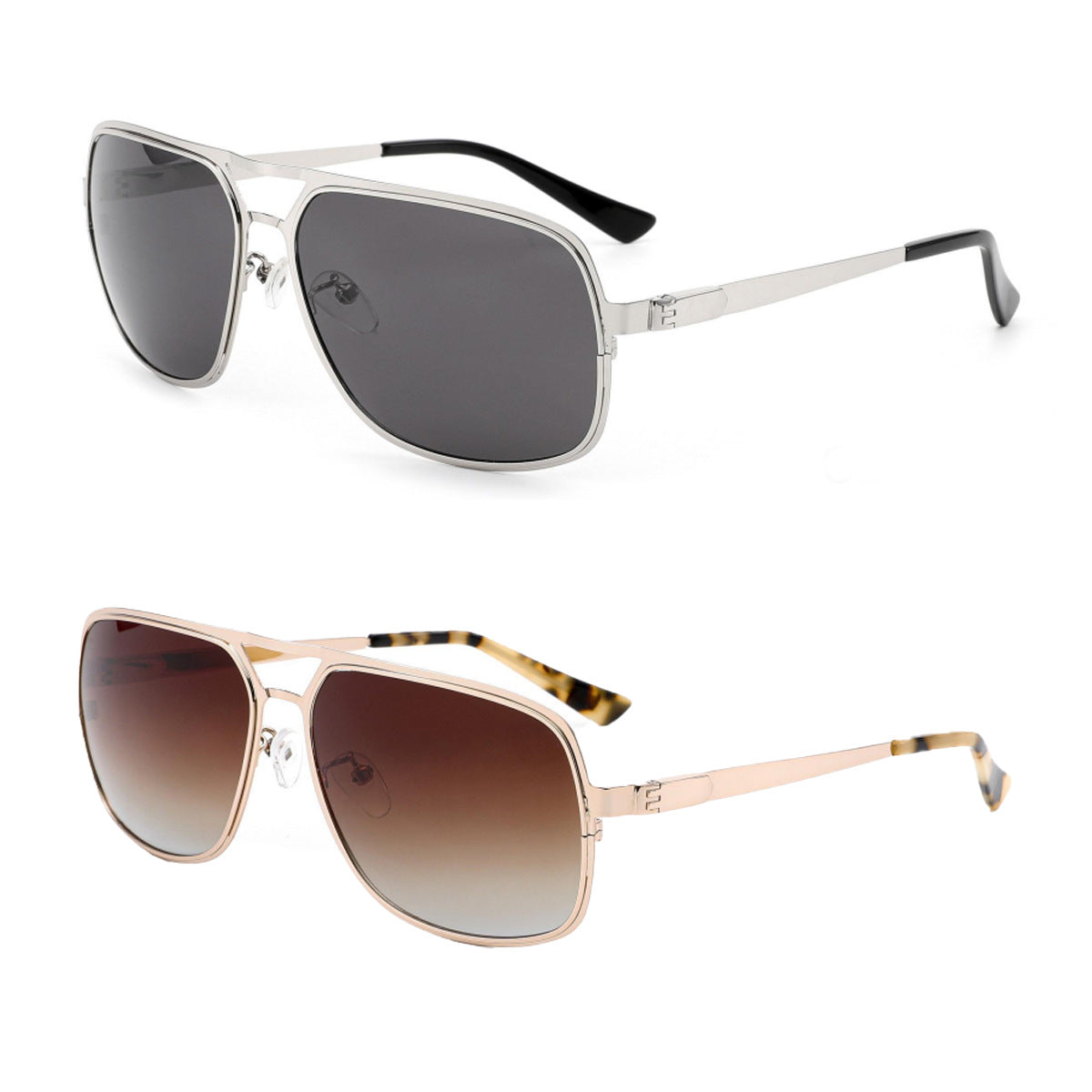 Damen große Sonnenbrille im modernen Design mit robustem Rahmen Brehn