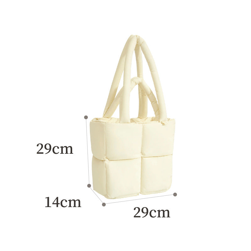 Gepolsterte Puff-Tote-Bag Brehn