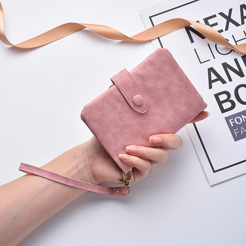 Kompakte Kunstleder Clutch Geldbörse Brehn