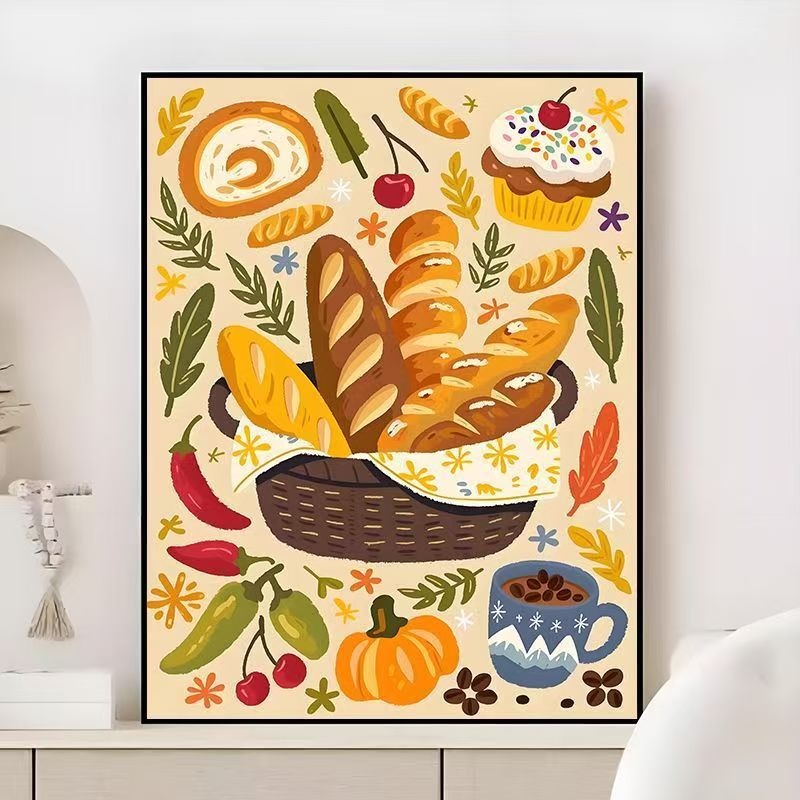 Gourmet kulinarisches Wandkunst Brehn