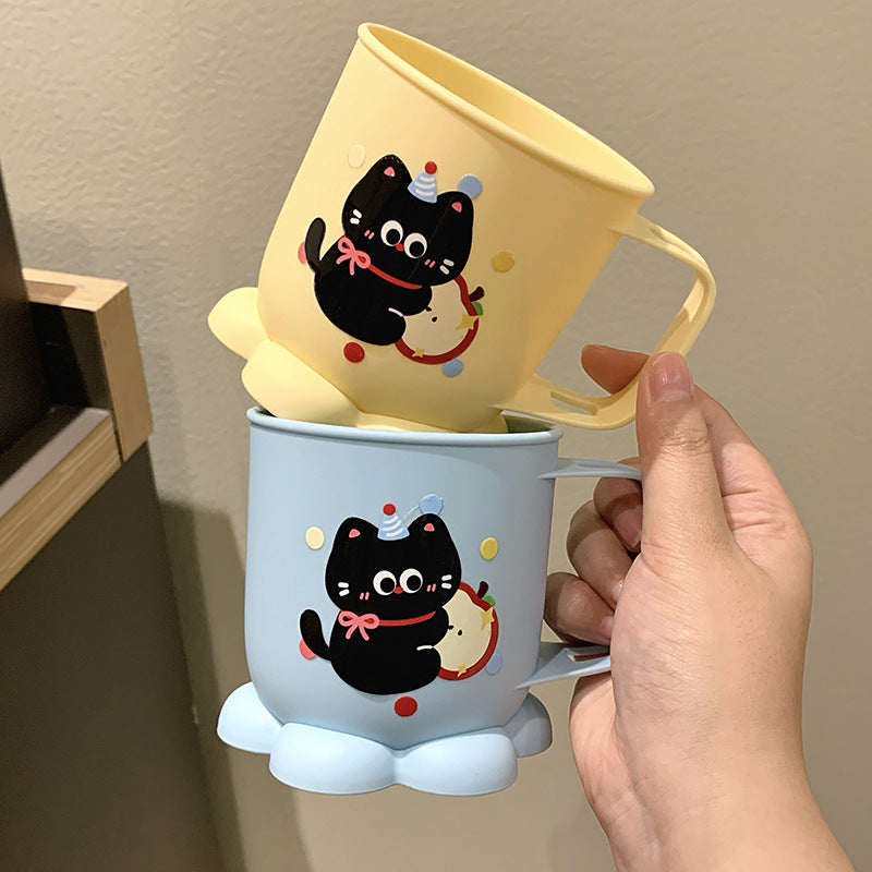 Keramiktasse mit Liebevollem Katzenmotiv Brehn
