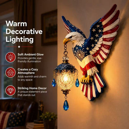 Dekorative Wandlampe im Adler-Design Brehn