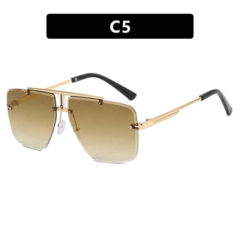 Damen quadratische Sonnenbrille im stilvollen minimalistischen Design Brehn