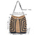 Praktische Shopper-Tasche Aus Natürlichem Material mit Grafischem Design Brehn