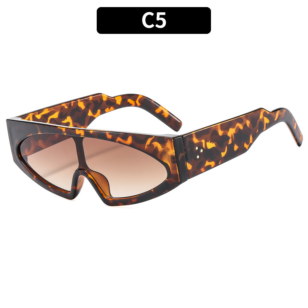 Futuristische Minimalistische Schutzbrille Sonnenbrille