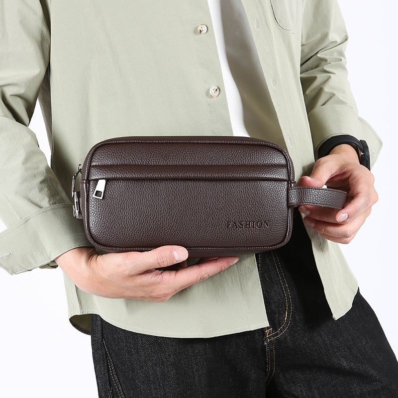 Premium Leder Kulturbeutel Brehn