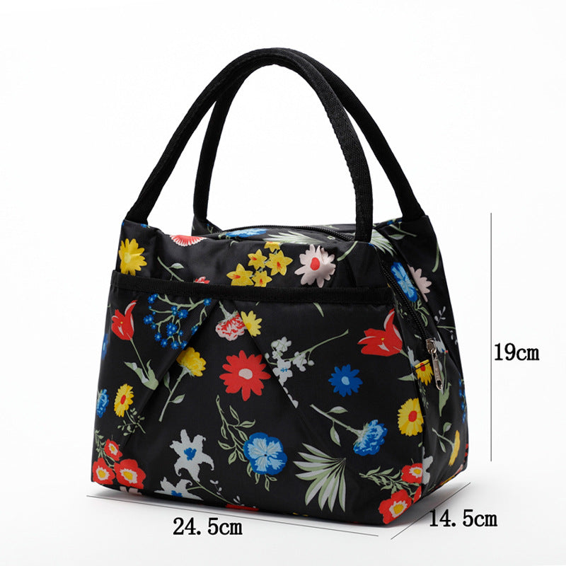 Blumige isolierte Lunch-Kühltasche Brehn