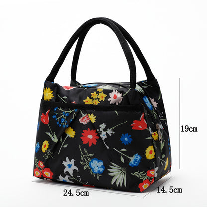 Blumige isolierte Lunch-Kühltasche Brehn