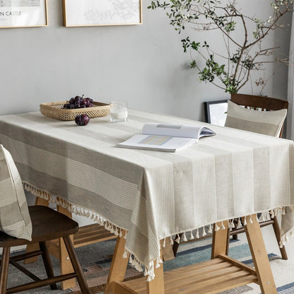 Strukturierte Gewebe Tischdecke