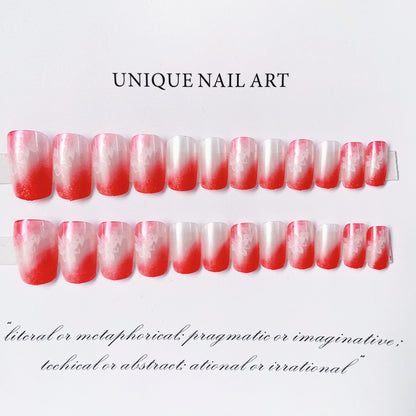 Ombre Glitzer Druck-Nagelset