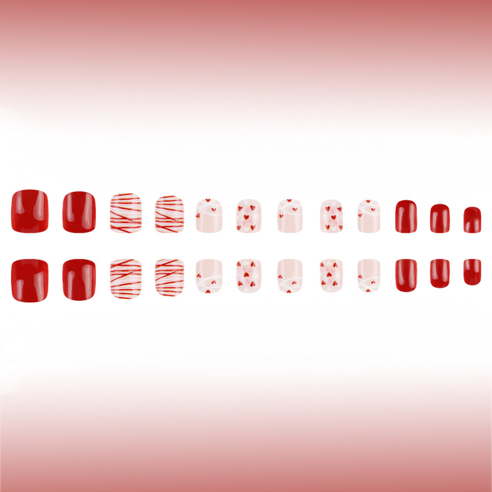 Herz-Themen Nagelkunst Brehn