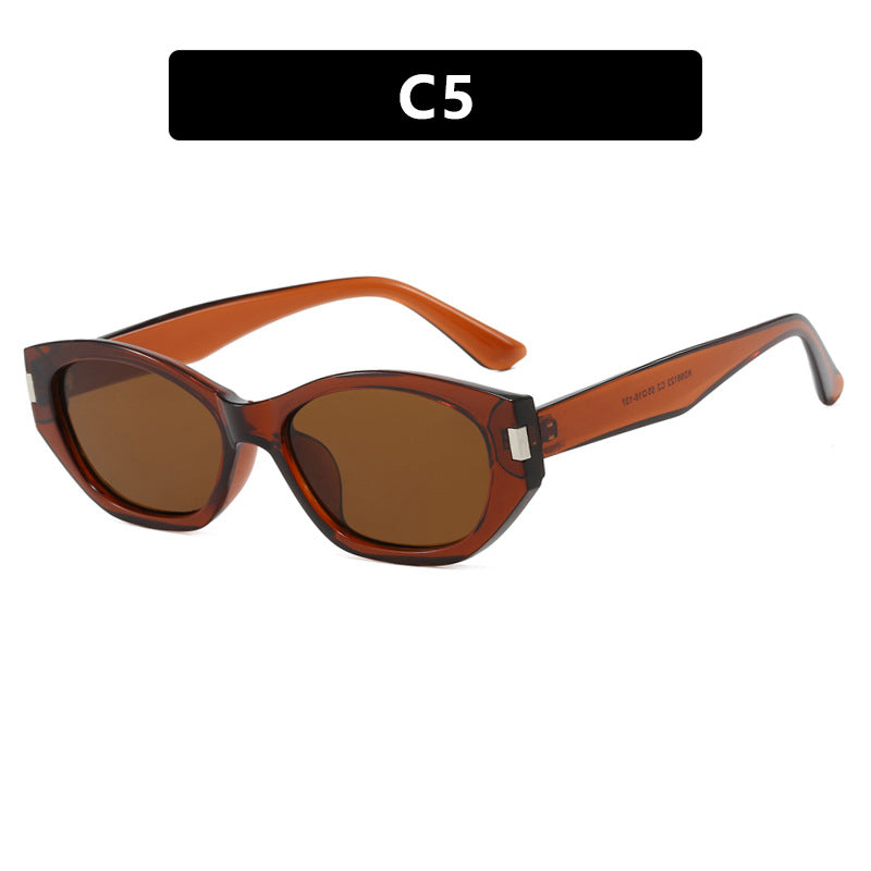 Damen modische Katzenaugen-Sonnenbrille mit eleganten Gläsern Brehn