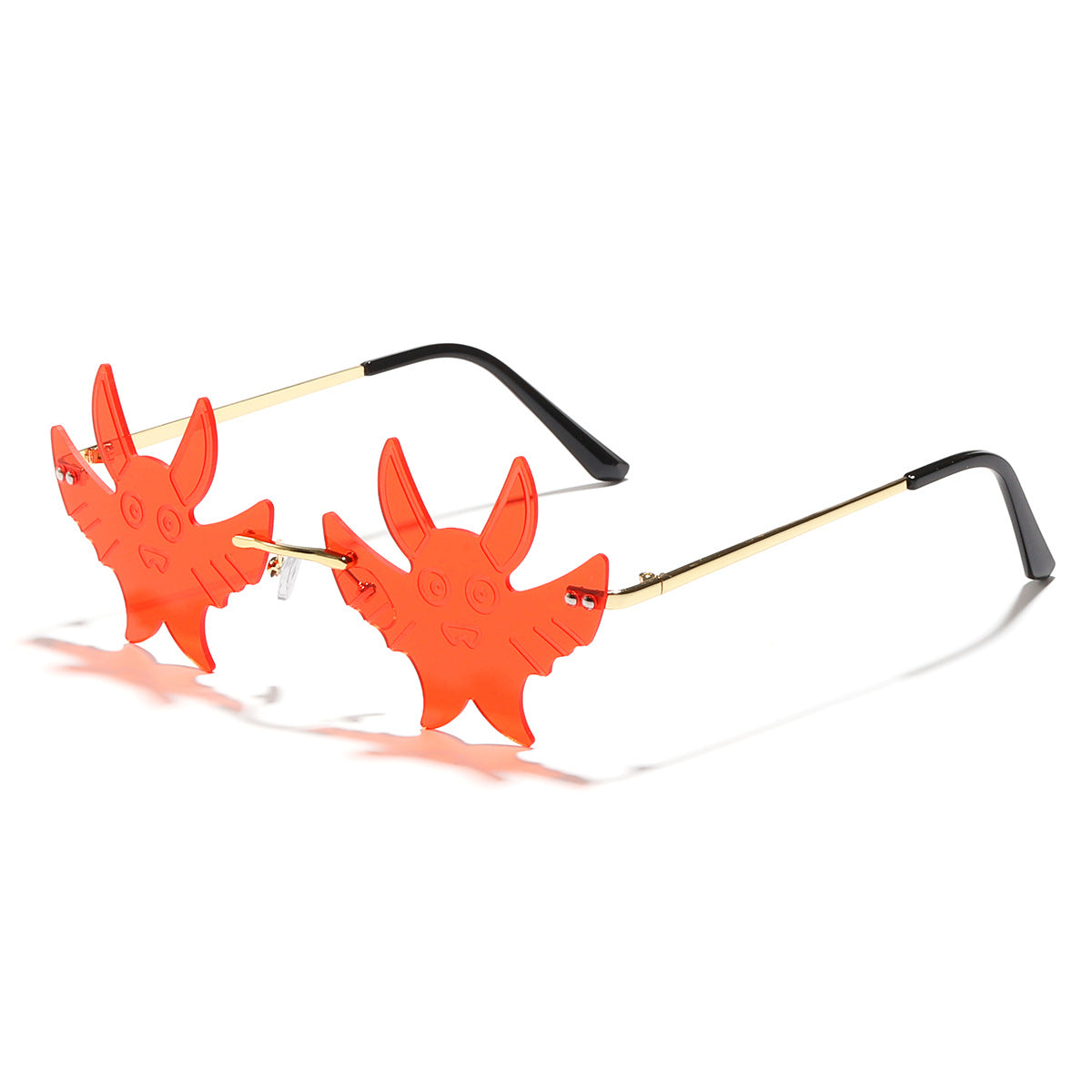 Damen ausgefallene Sonnenbrille mit tierischem Design Brehn