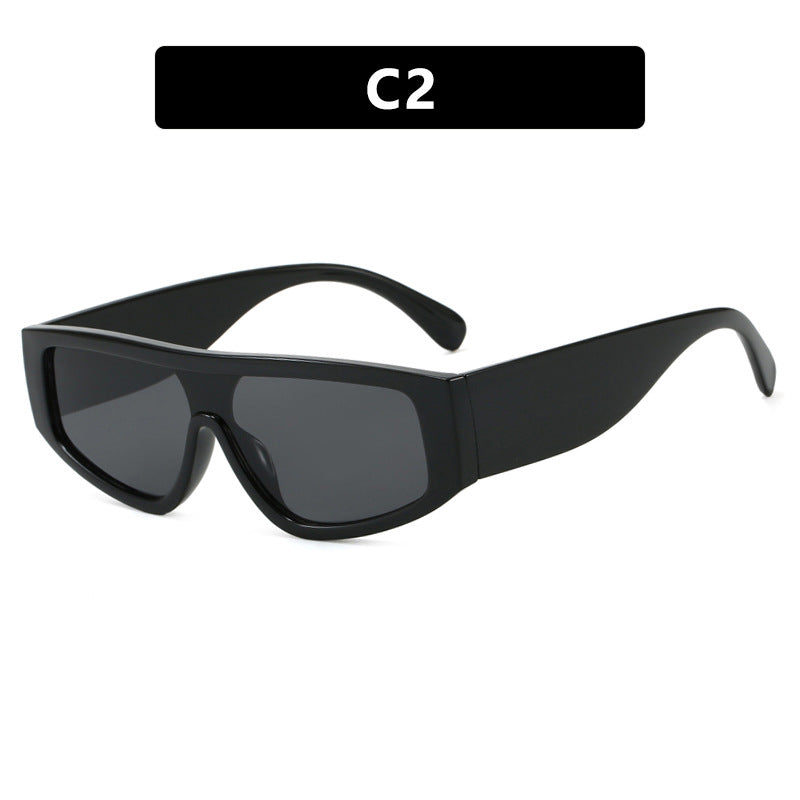 Damen modische Sportsonnenbrille mit innovativem Design und breitem Rahmen Brehn