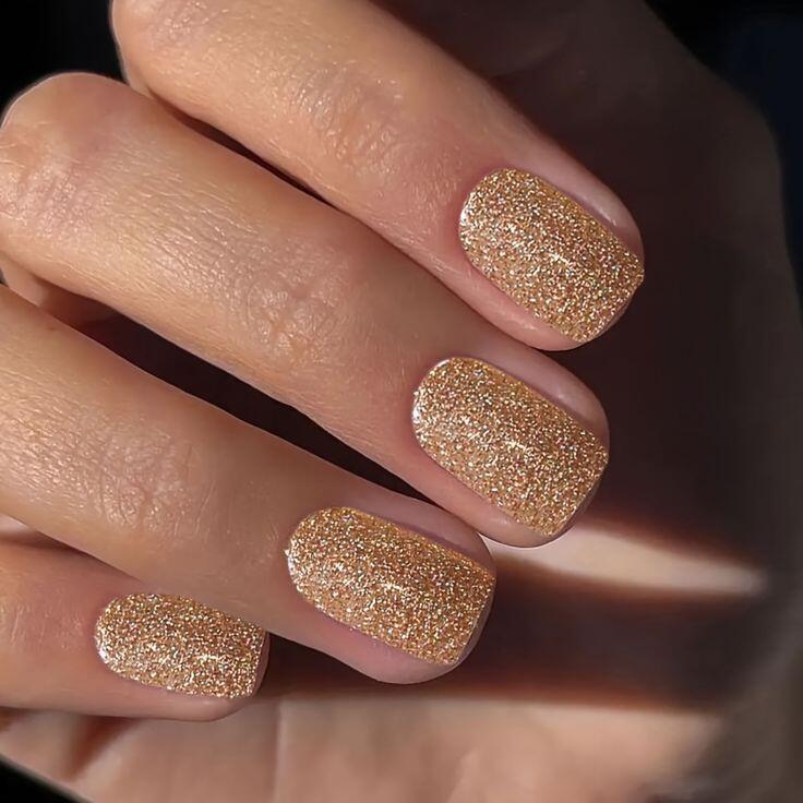 Glitzerndes Press-On Nagelset Brehn