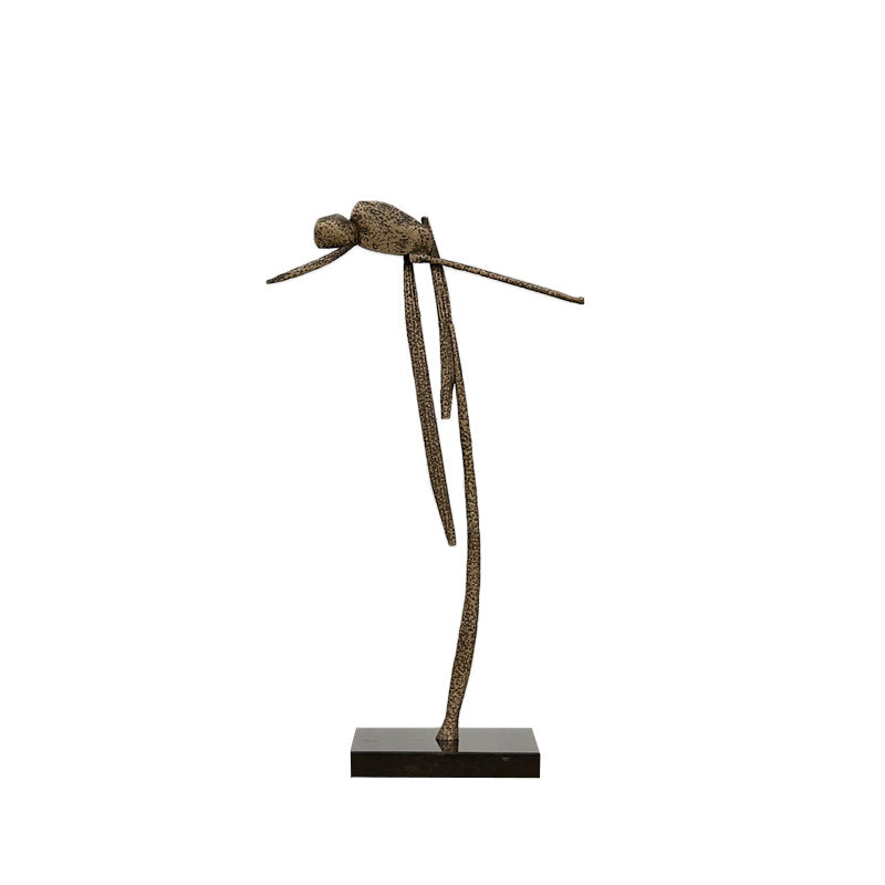 Abstrakte Dekorative Metall Vogel Skulptur