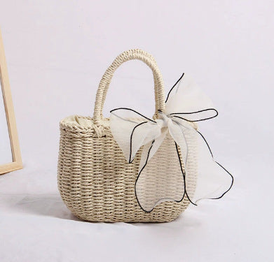 Damen Handtasche mit dekorativem Schleifenakzent Brehn