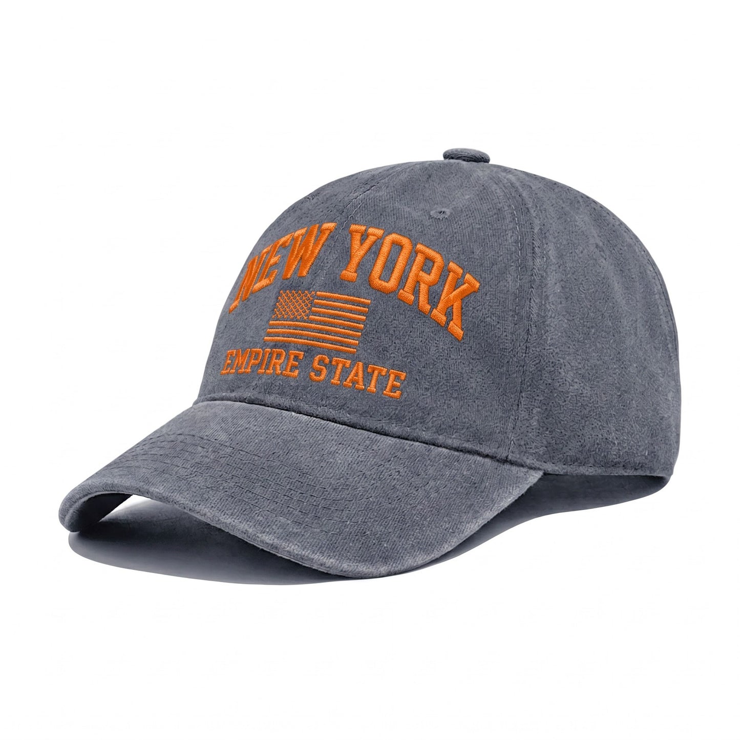 Damen modische Kappe mit gesticktem New York Motiv Brehn