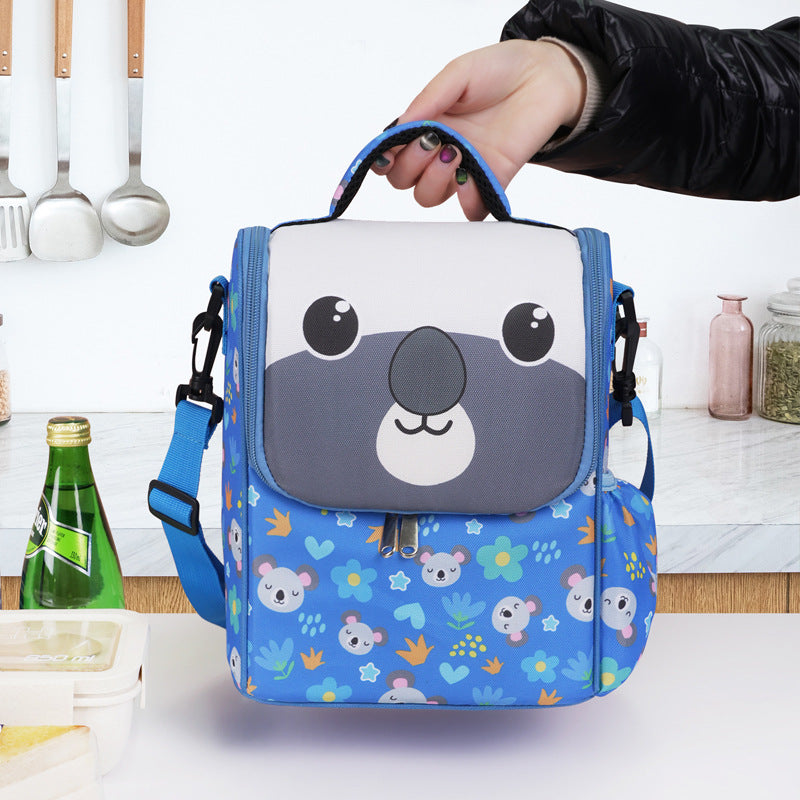 Niedlicher Tierdesign isolierter Lunch-Rucksack