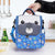 Niedlicher Tierdesign isolierter Lunch-Rucksack