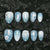 Künstlerisches vom Ozean inspiriertes Press-On Nail Set Brehn