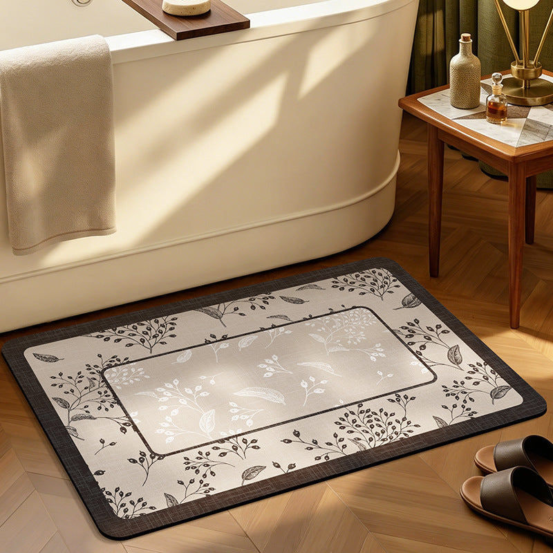 Botanisches Design Badmatte Brehn