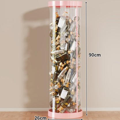 Hohe klare acryl vertikale Display-Zylinder für Mini-Parfüm- & Probeflaschen-Sammlung