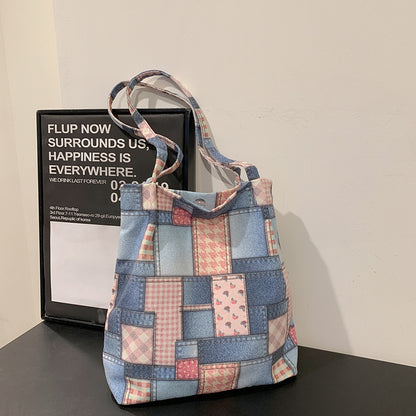 Stylische Patchwork-Tasche