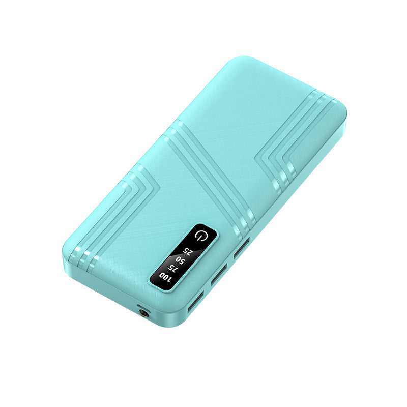 Tragbare Powerbank mit Multifunktionalem Schnellladeanschluss und Lcd-Anzeige Brehn
