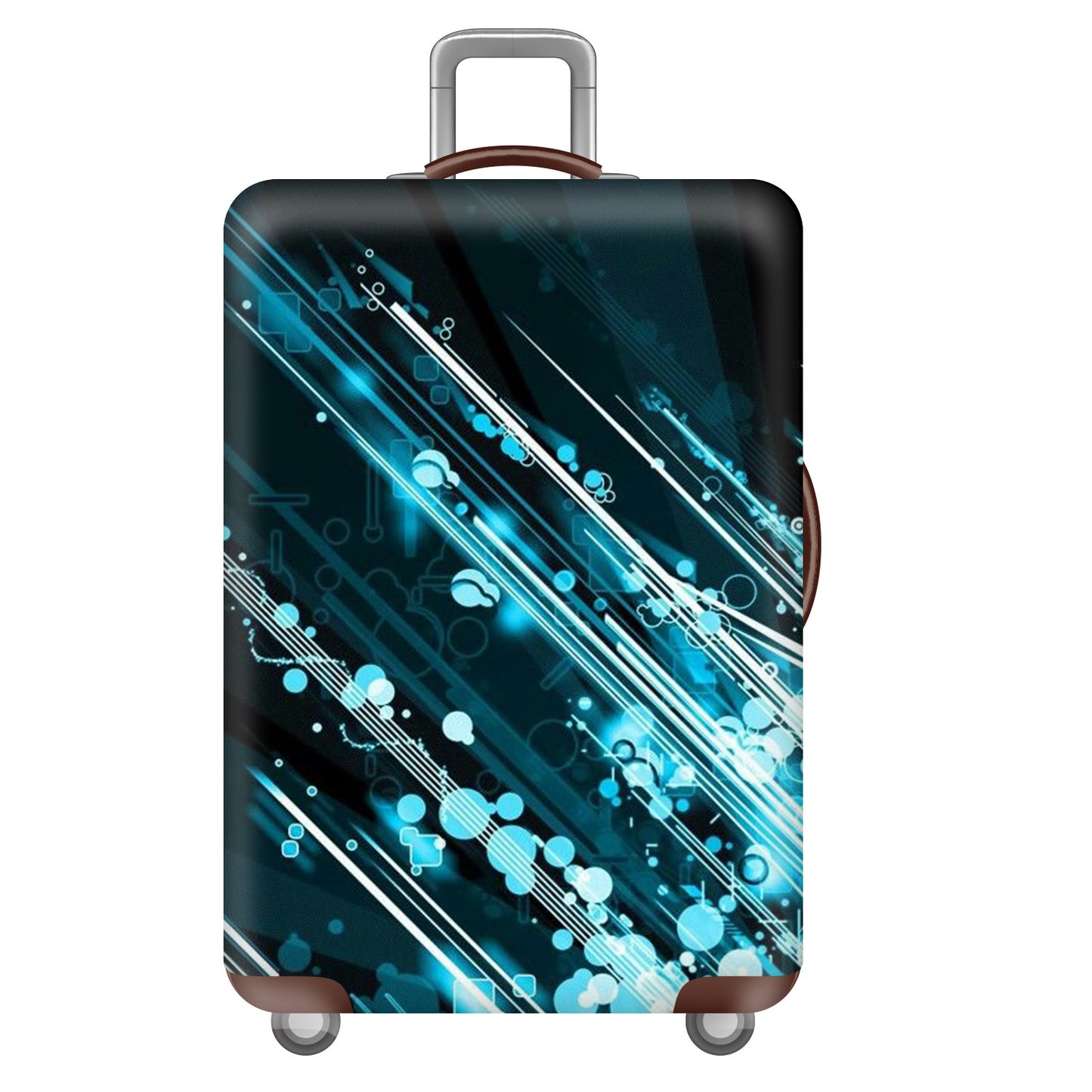 Unisex nan robuster Hartschalen-Trolley mit Polycarbonat-Außenschale und Autoemblem-Motiv Brehn