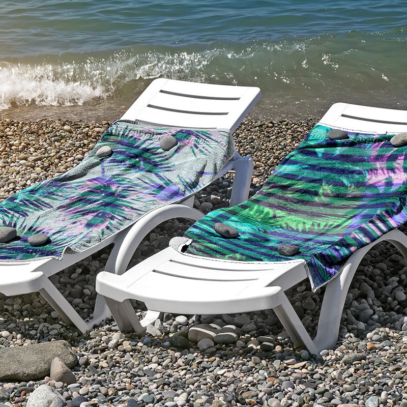 Strandtuch aus hautfreundlicher Mikrofaser mit kreativem Mustermix Brehn