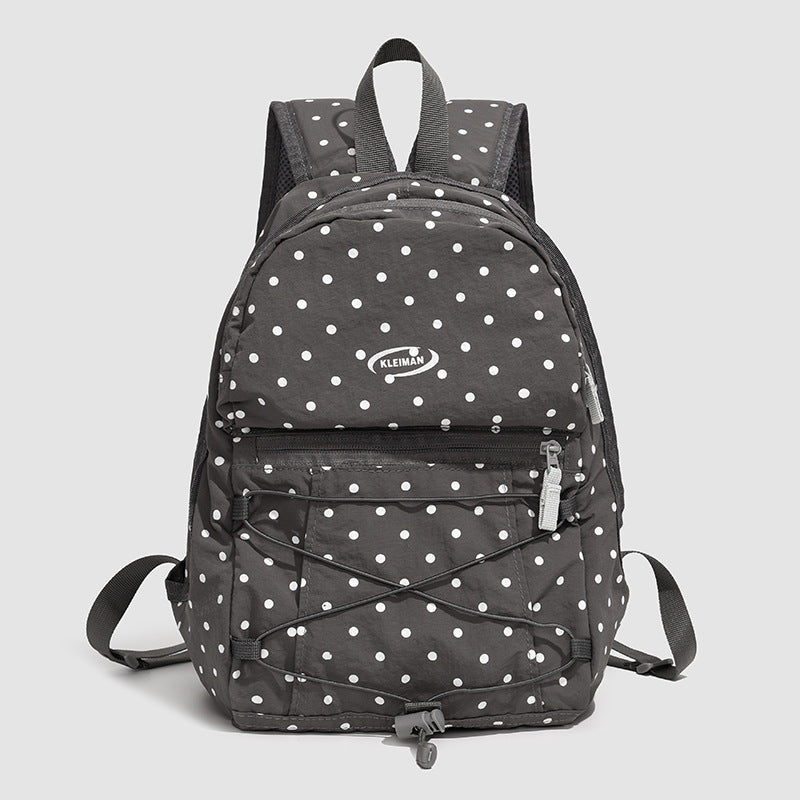Trendy gepunkteter lässiger Rucksack Brehn