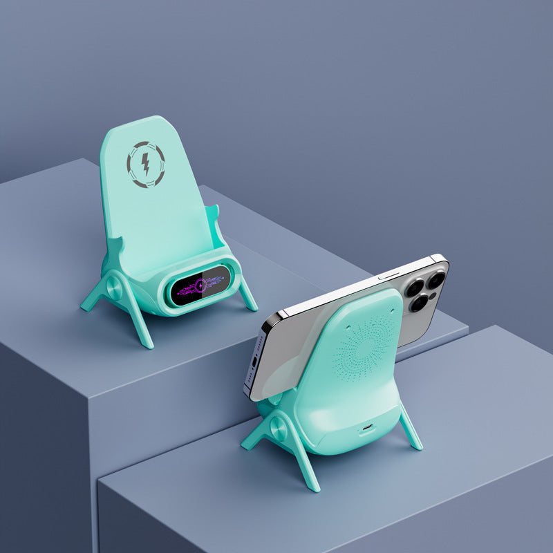 Qi Wireless Ladegerät mit Eingebautem Display Brehn