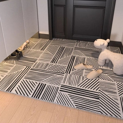 Moderne geometrische Eingangsmatte