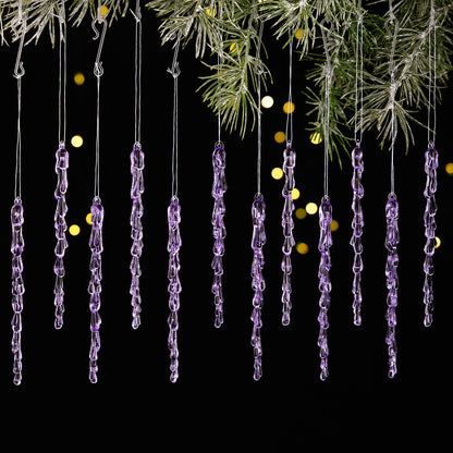 Dekorative Weihnachtslichterkette mit Eiszapfen-Design Brehn