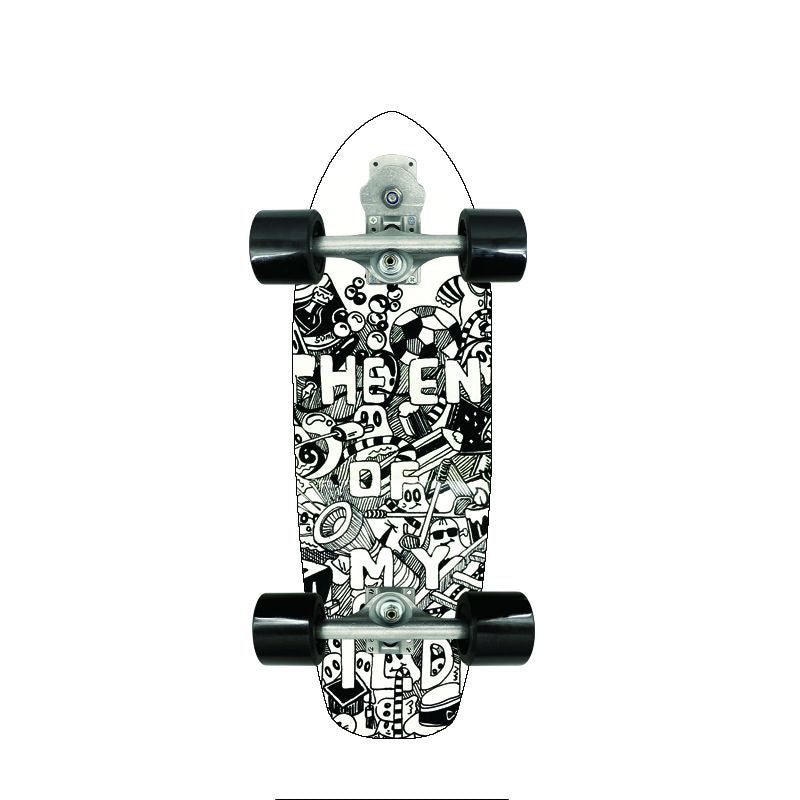Retro-inspirierter Mini Cruiser Skateboard Brehn