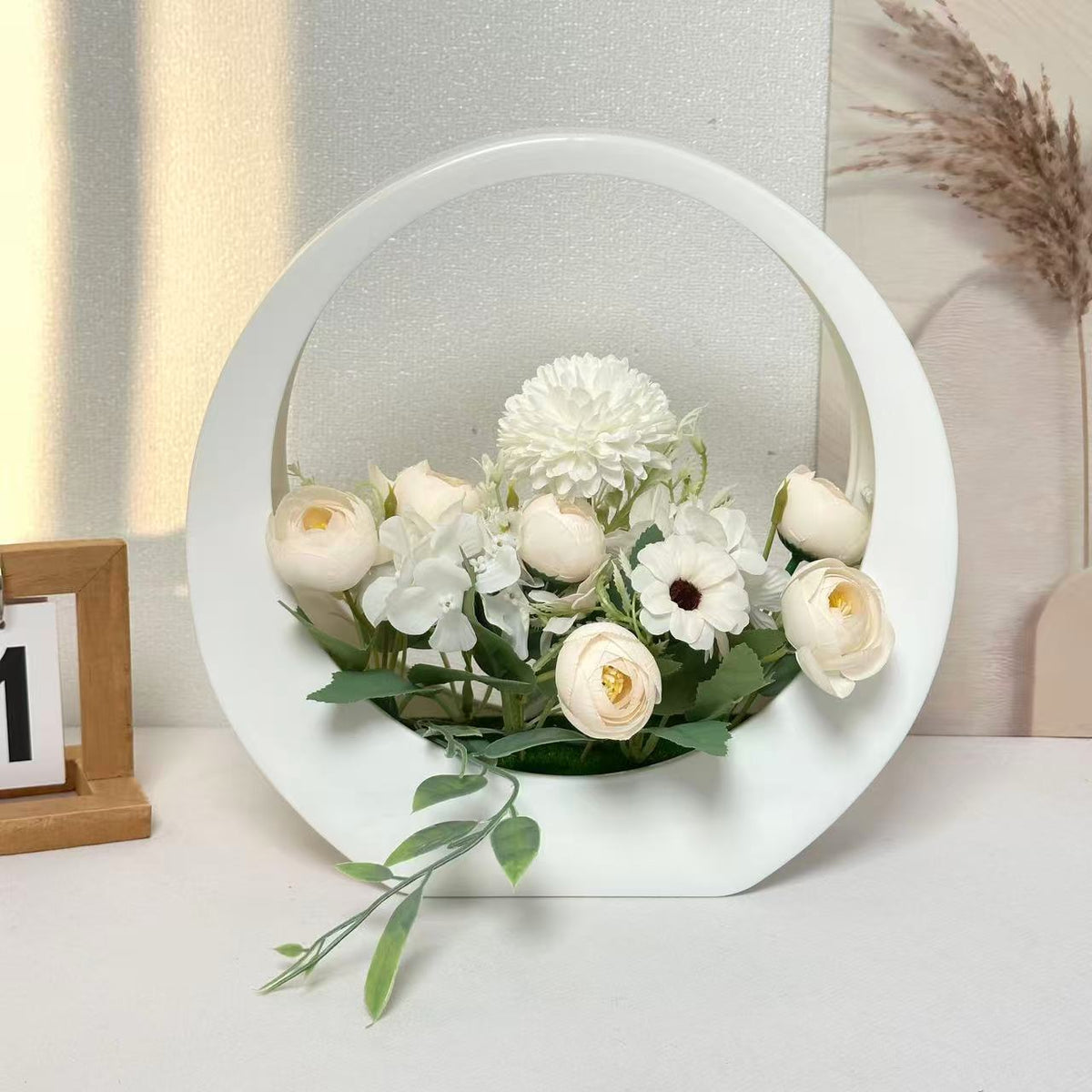 Elegante florale dekorative Mittelstück