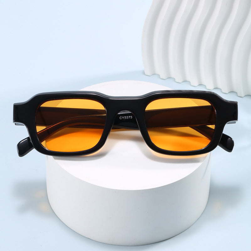 Damen modische quadratische Sonnenbrille mit robustem Rahmen Brehn