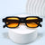 Damen modische quadratische Sonnenbrille mit robustem Rahmen Brehn