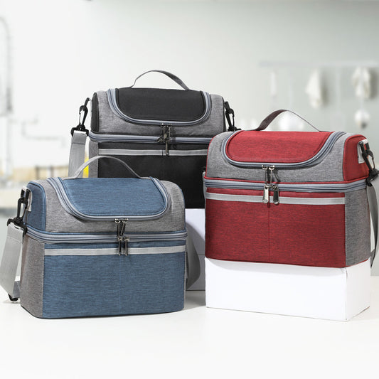 Damen isolierte Picknick-Lunch-Tasche mit mehreren Fächern Brehn