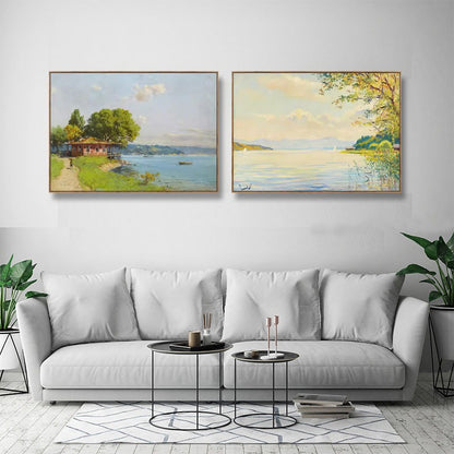 Künstlerische Landschaft Leinwand Kunst