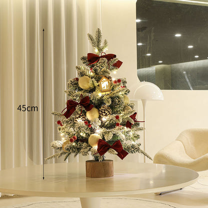 Dekorative Mini-Weihnachtsbaum mit LED-Lichtern