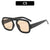 Bold Angular Square Frame Sonnenbrillen