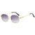 Damen quadratische Sonnenbrille mit Gradienteneffekt Brehn